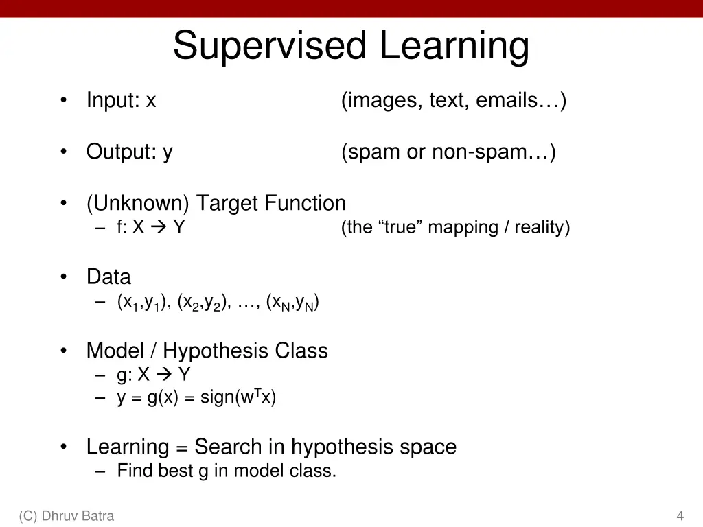 supervised learning