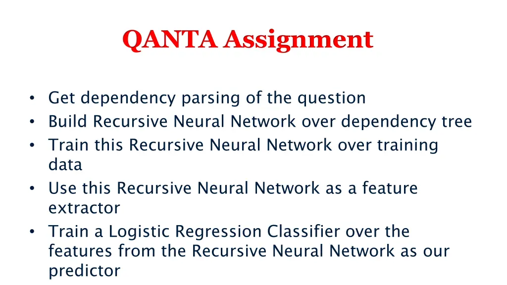 qanta assignment
