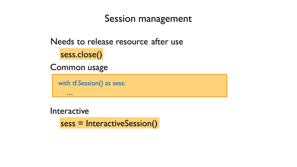 session management