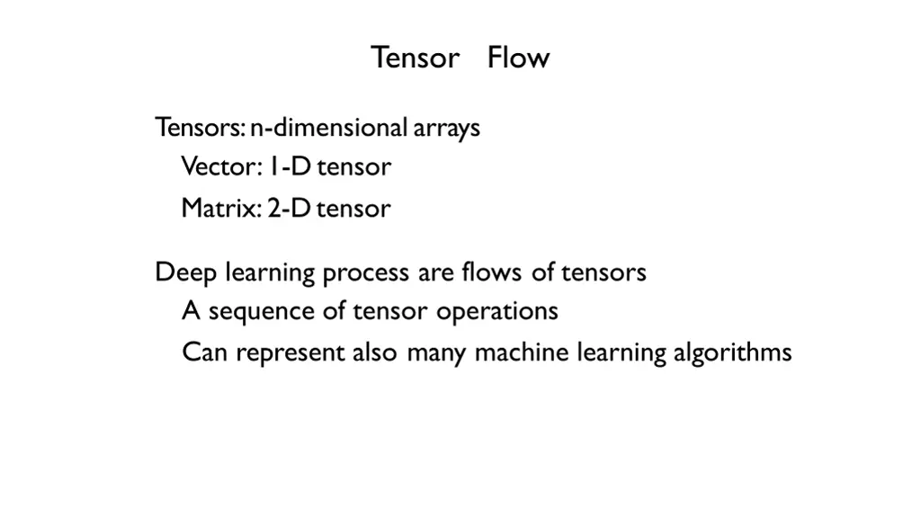 tensor flow