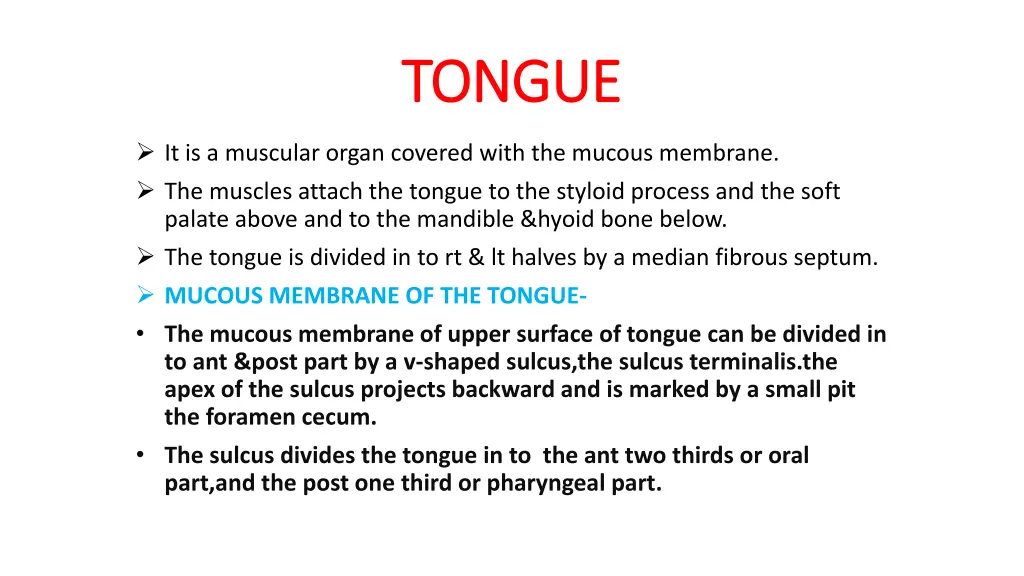 tongue tongue