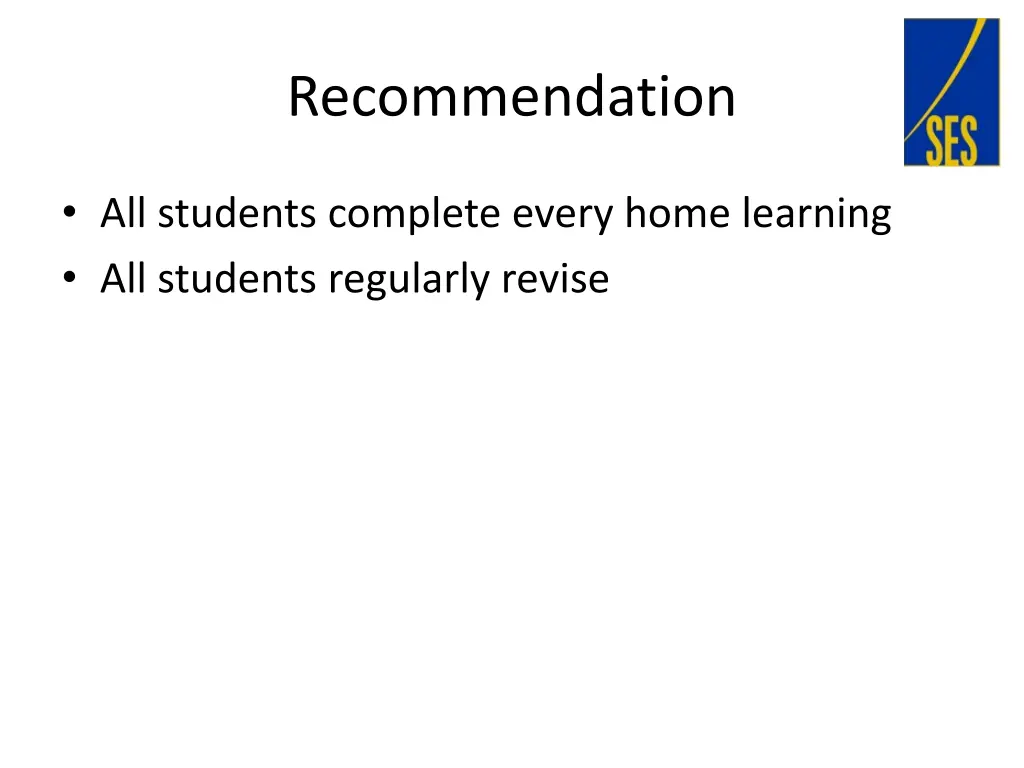 recommendation