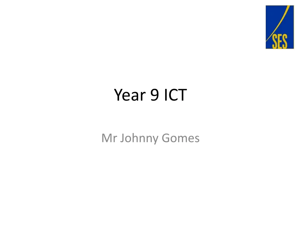 year 9 ict