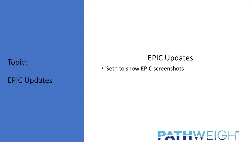 epic updates 1