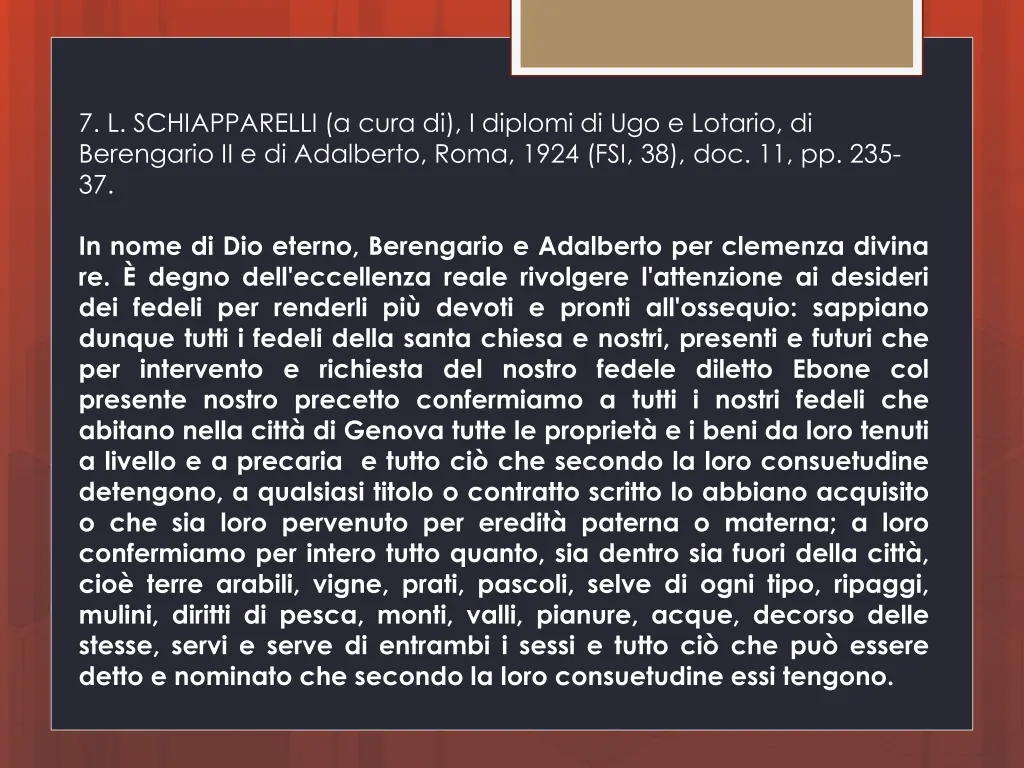 7 l schiapparelli a cura di i diplomi
