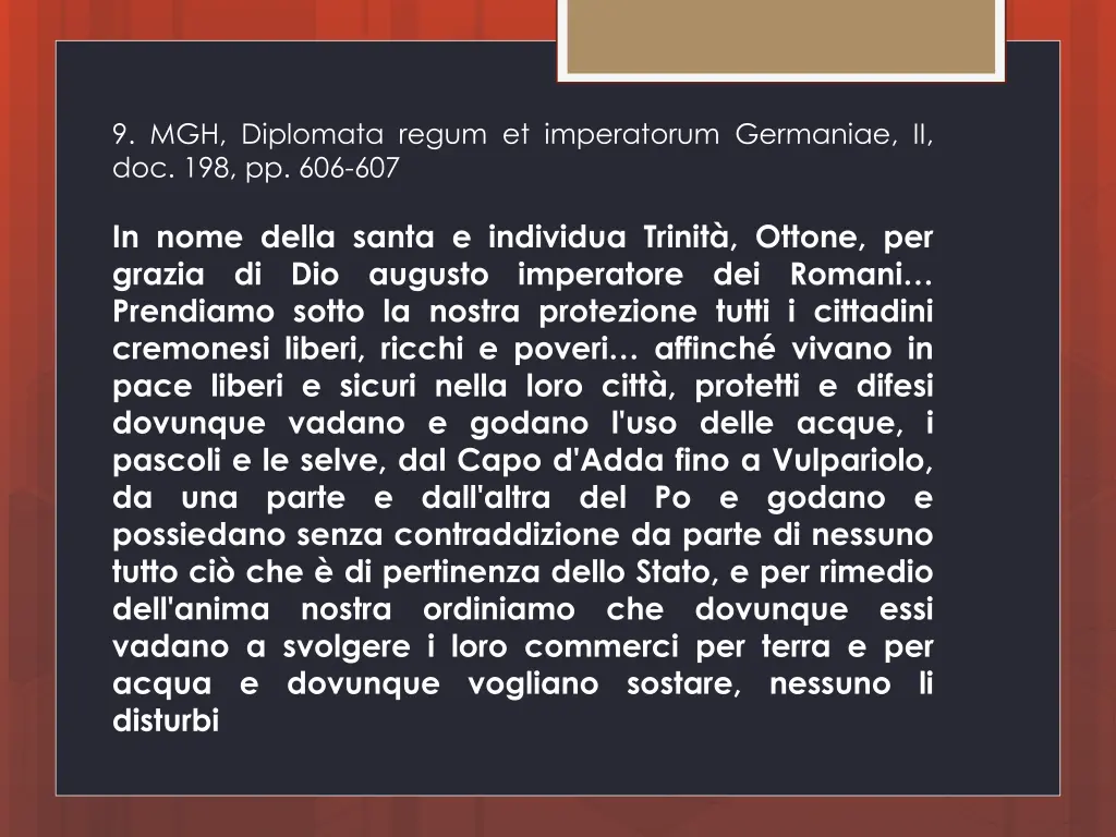 9 mgh diplomata regum et imperatorum germaniae