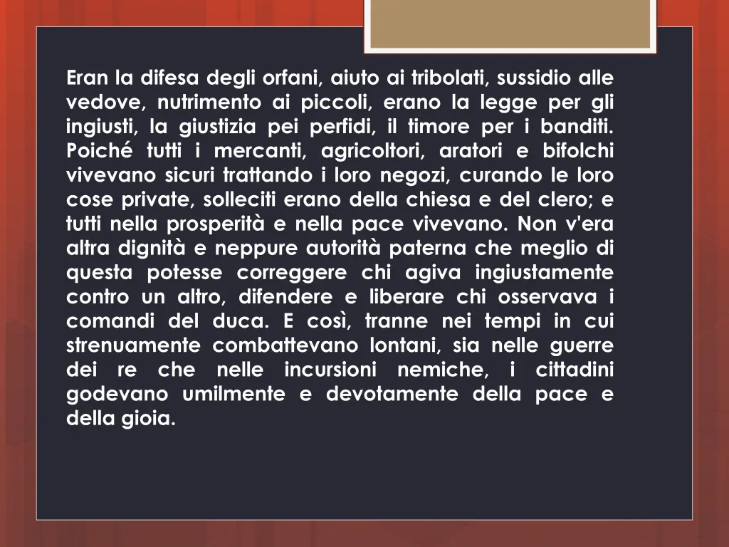 eran la difesa degli orfani aiuto ai tribolati
