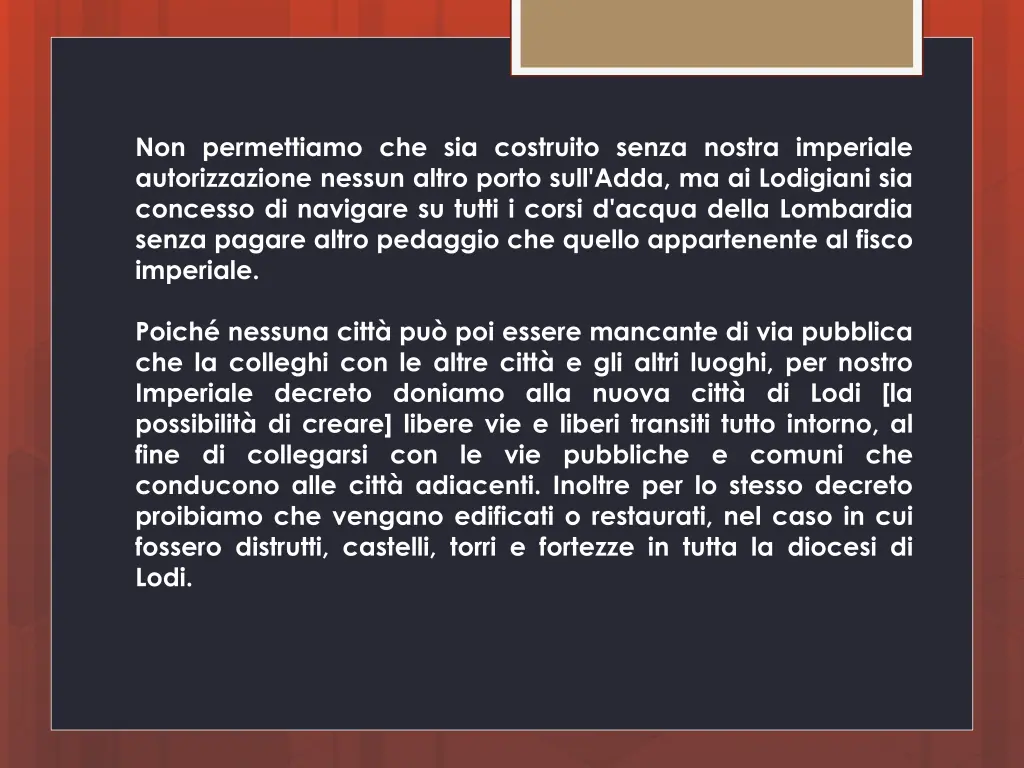 non permettiamo che sia costruito senza nostra
