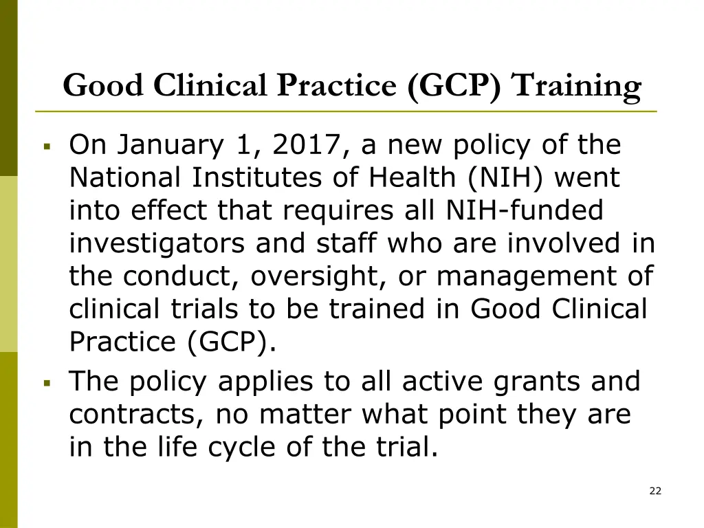 good clinical practice gcp training