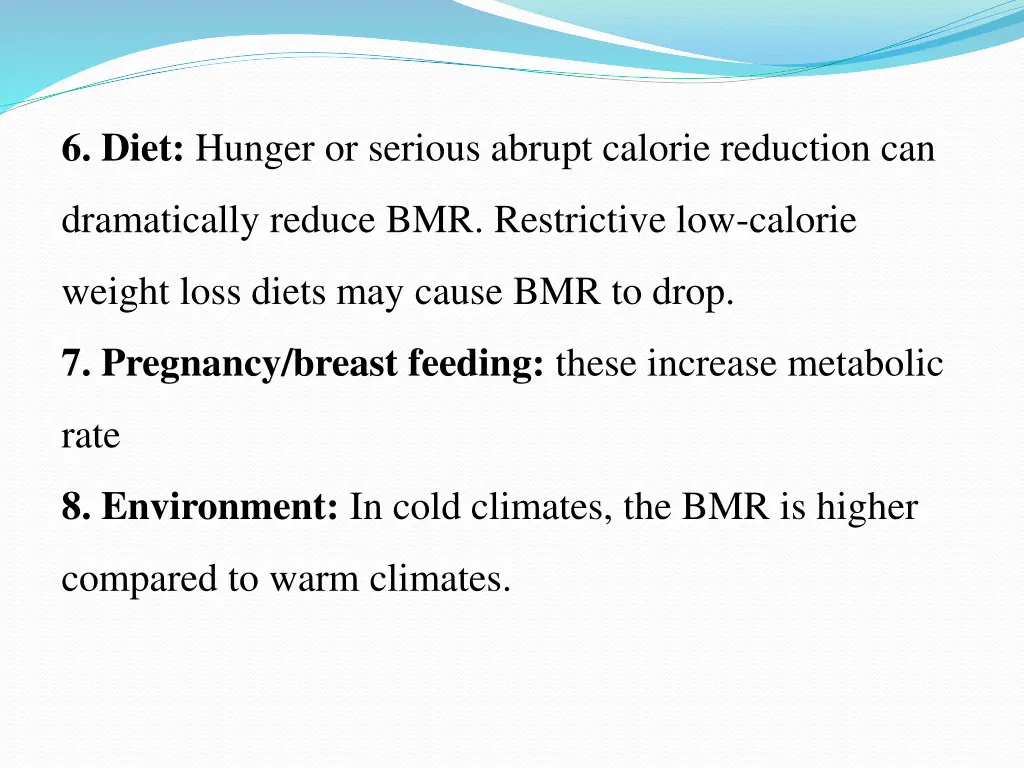 6 diet hunger or serious abrupt calorie reduction