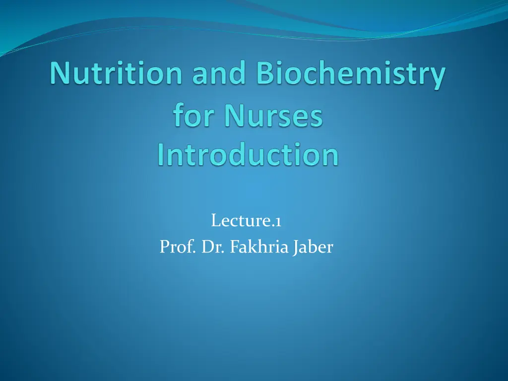 lecture 1