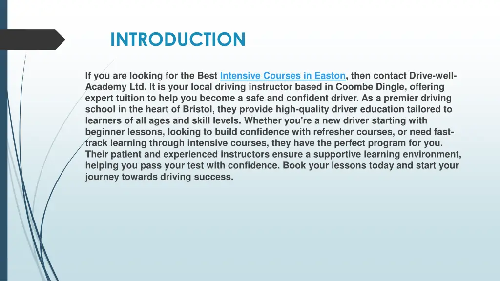 introduction