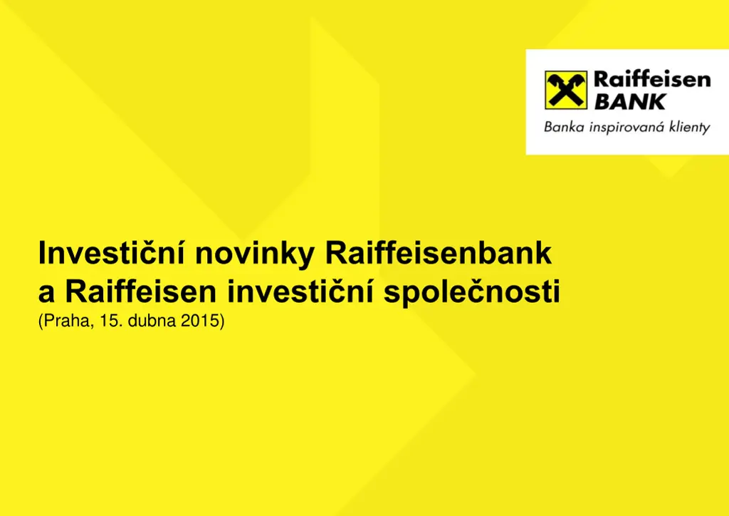 investi n novinky raiffeisenbank a raiffeisen