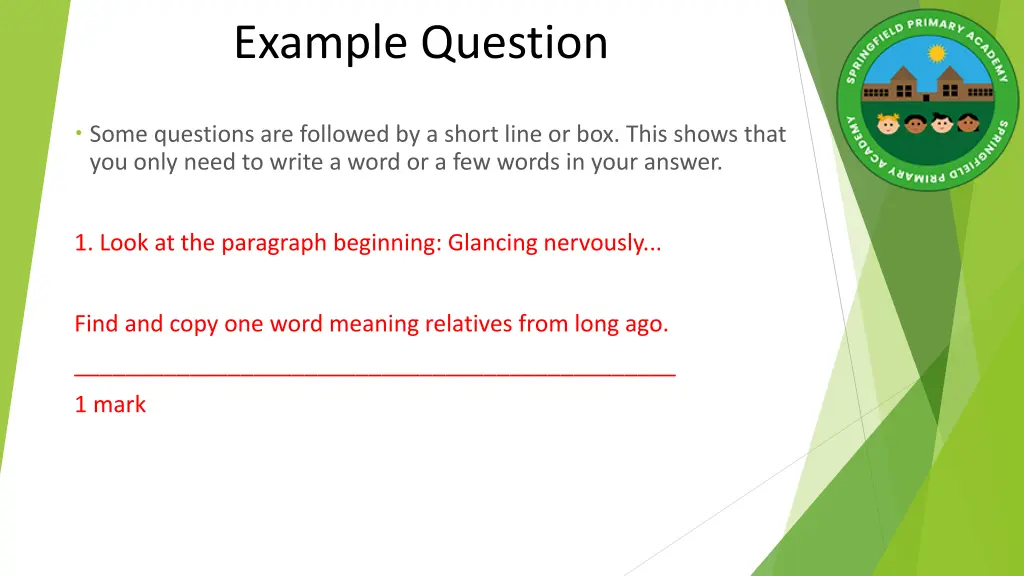 example question