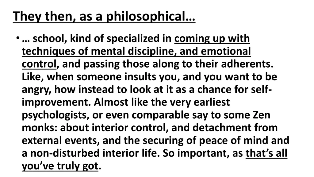 they then as a philosophical