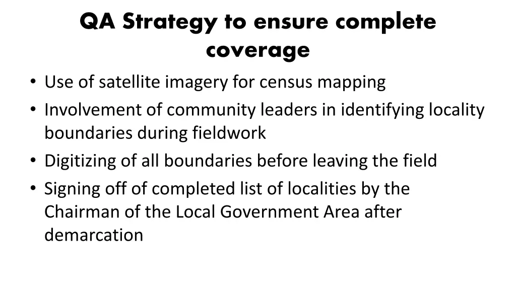 qa strategy to ensure complete coverage