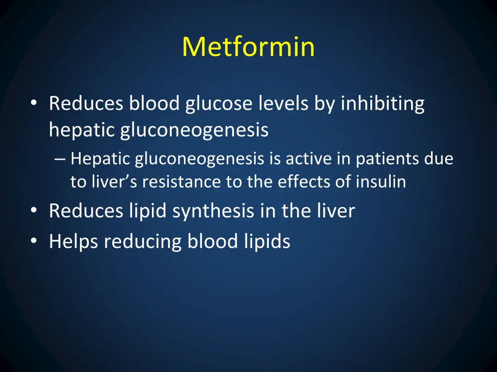 metformin