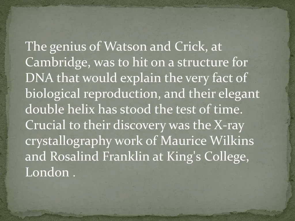 the genius of watson and crick at cambridge