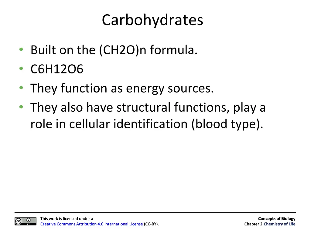 carbohydrates