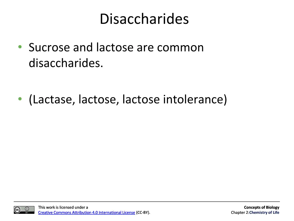 disaccharides