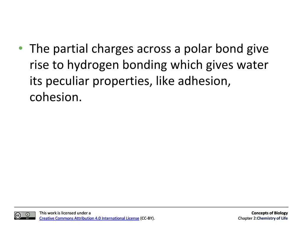 the partial charges across a polar bond give rise