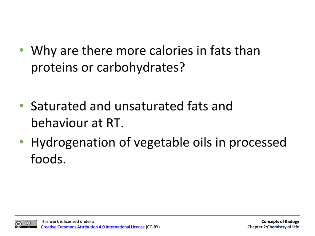 why are there more calories in fats than proteins