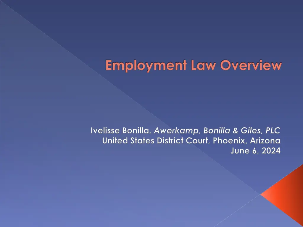 employment law overview
