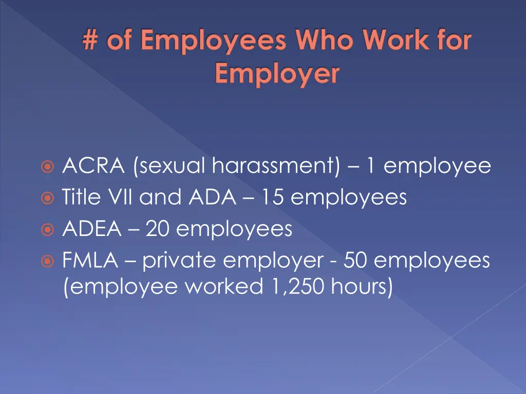of employees who work for employer