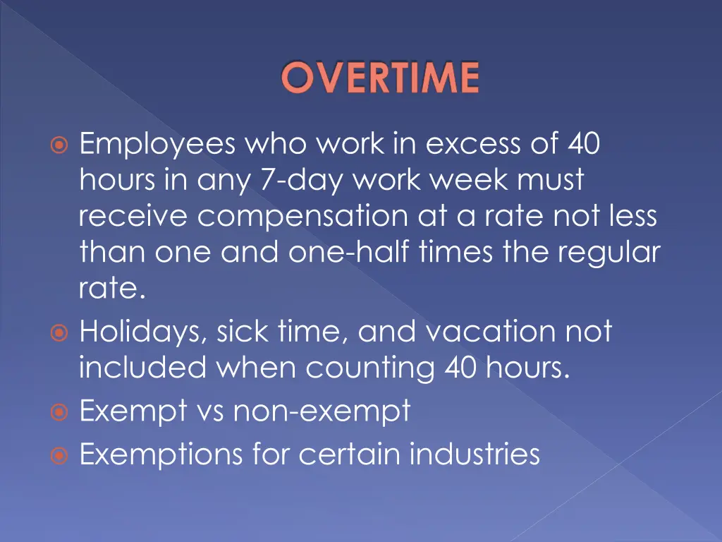 overtime