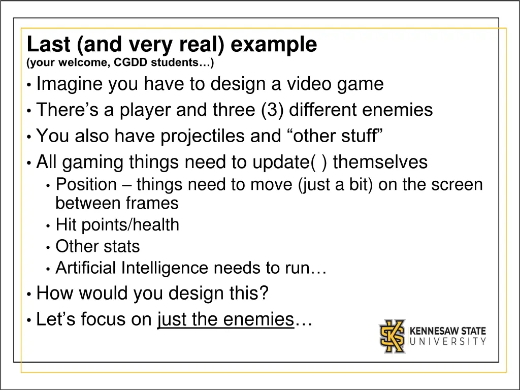 last and very real example your welcome cgdd