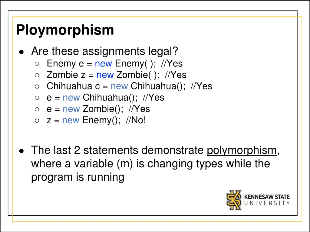 ploymorphism