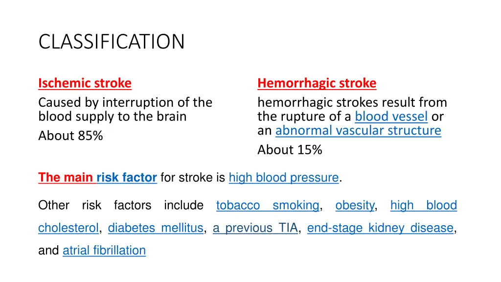 classification