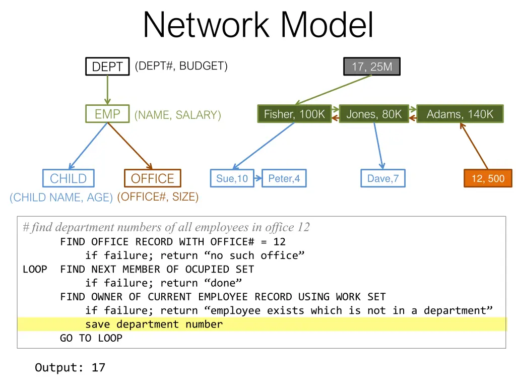 network model 13