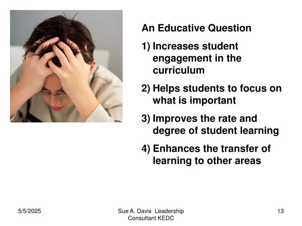 an educative question