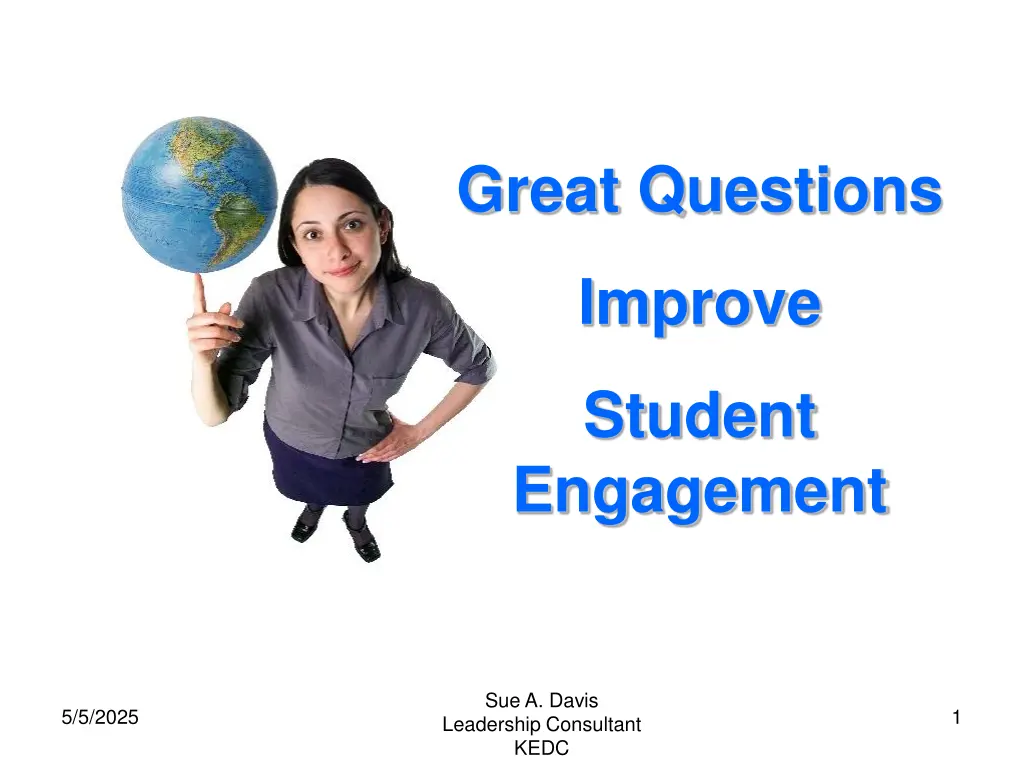 great questions