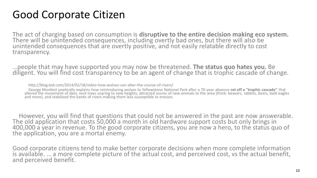 good corporate citizen
