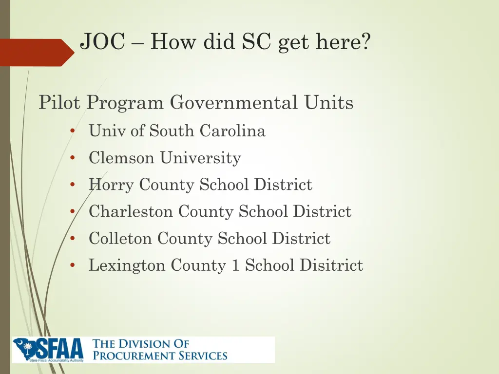 joc how did sc get here 1