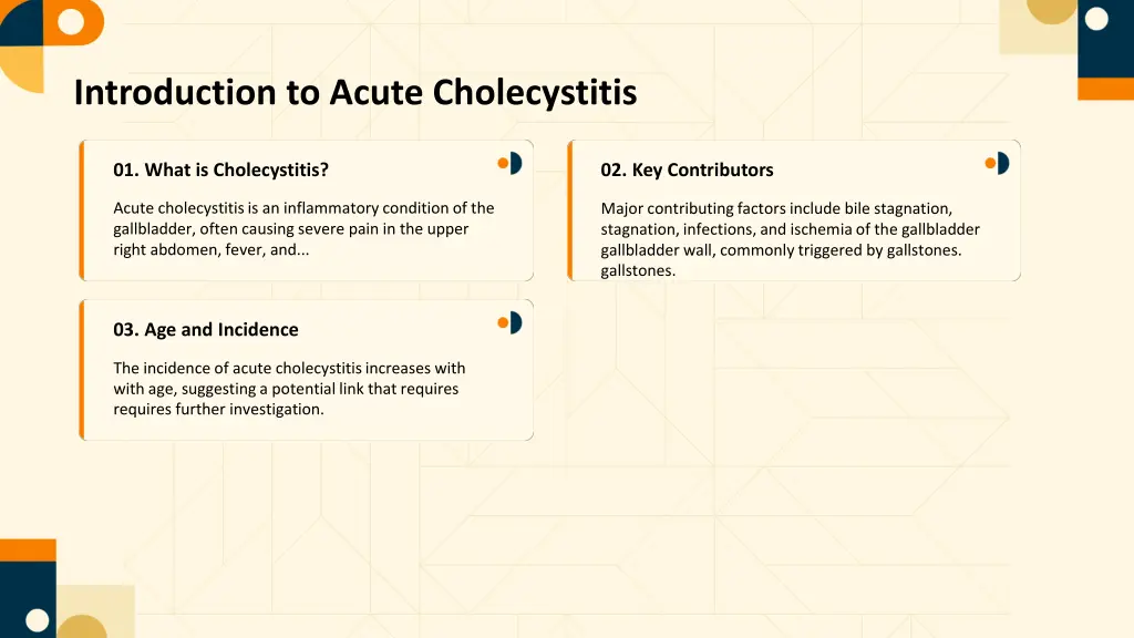 introduction to acute cholecystitis
