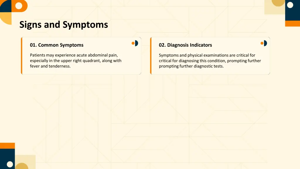 signs and symptoms
