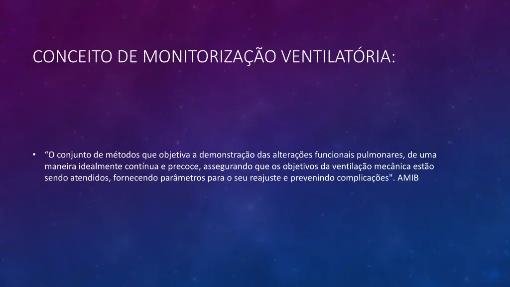 conceito de monitoriza o ventilat ria