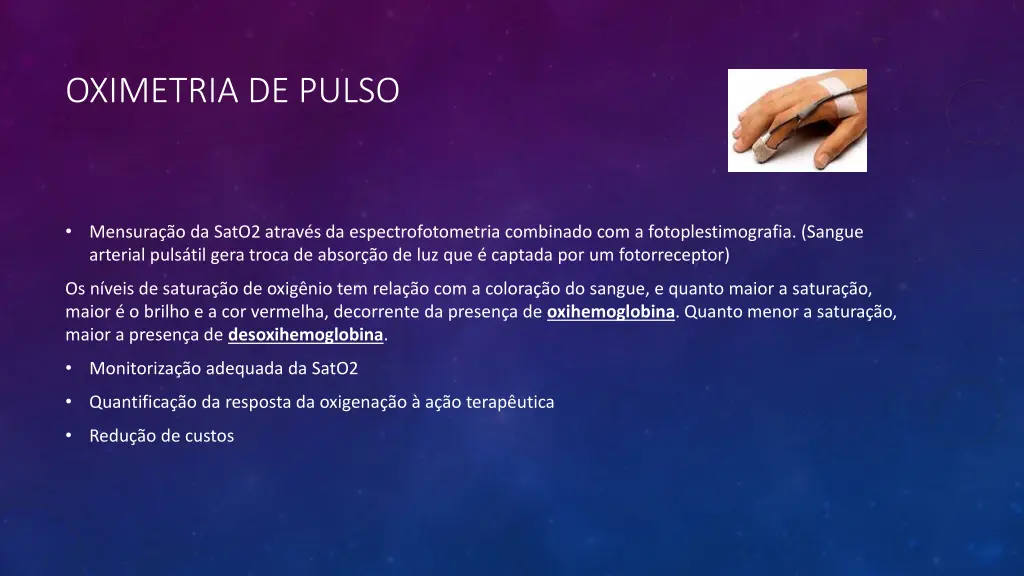 oximetria de pulso