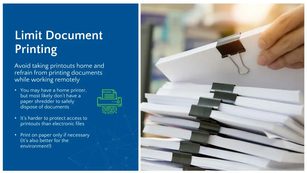 limit document printing