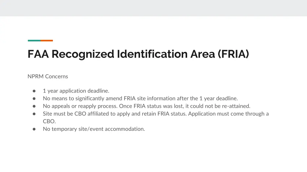 faa recognized identification area fria