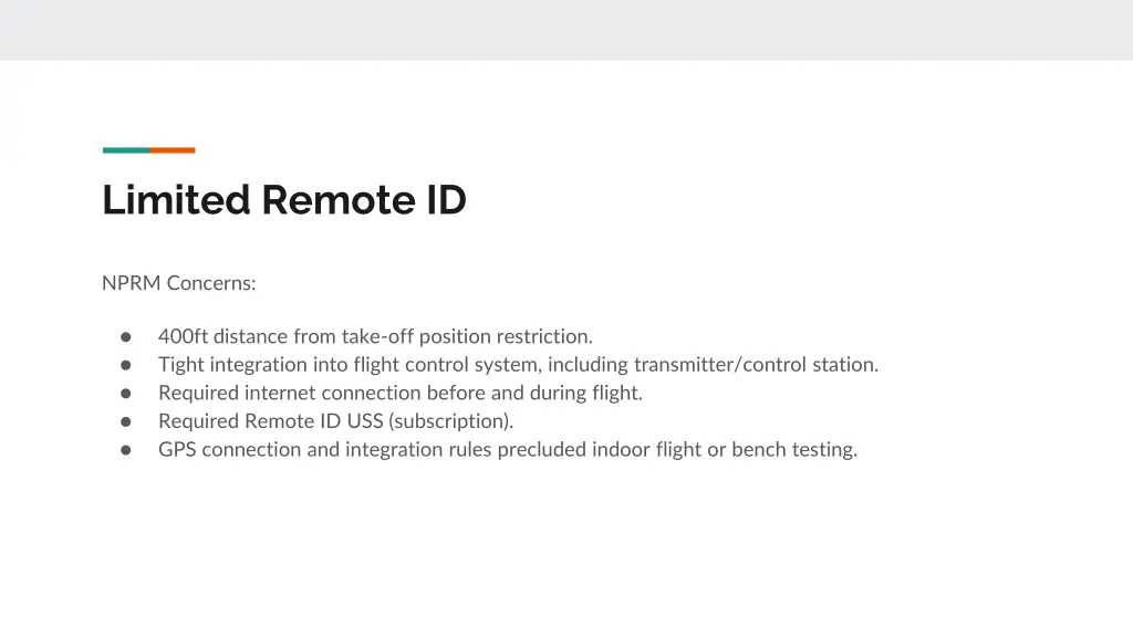 limited remote id