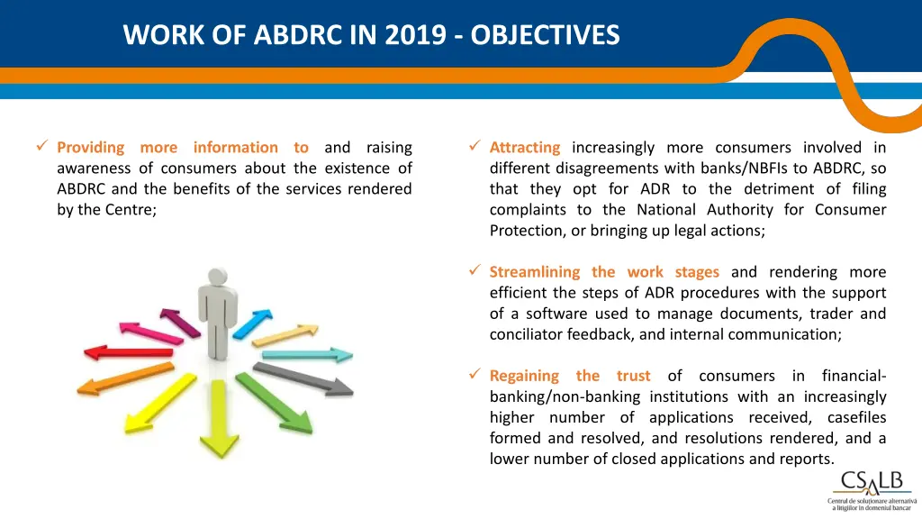 work of abdrc in 2019 objectives