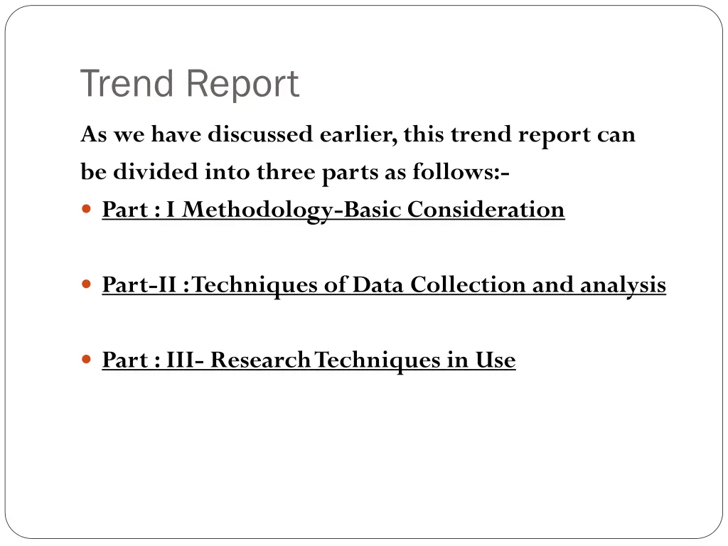 trend report
