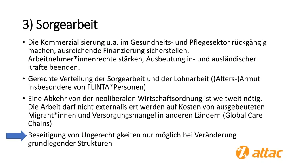 3 sorgearbeit 3 sorgearbeit