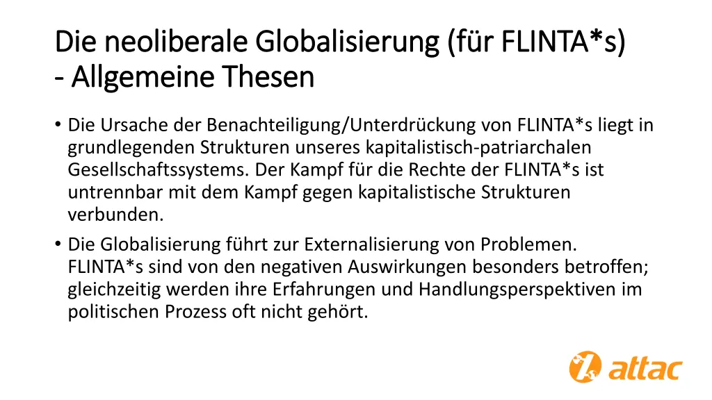 die neoliberale globalisierung f r flinta