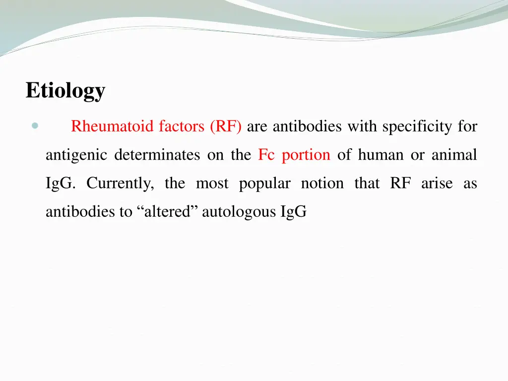 etiology 1
