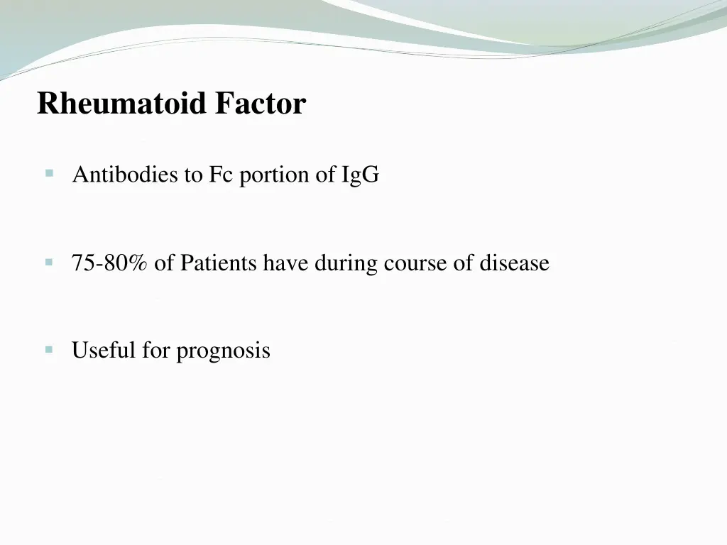 rheumatoid factor